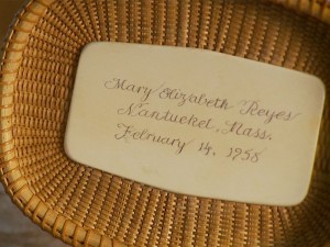 ith engraved bottom "Mary Elizabeth Reyes"