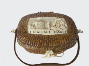 Accession #900 Basket signed “Jose Reyes made in Nantucket, 1968”